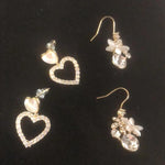 Different styles of earring sets