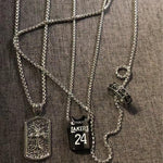three Hip- hop necklaces
