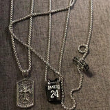 three Hip- hop necklaces