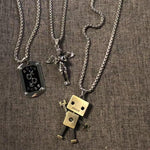 three Hip- hop necklaces